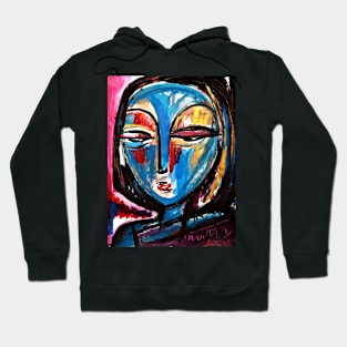 The blue girl Hoodie